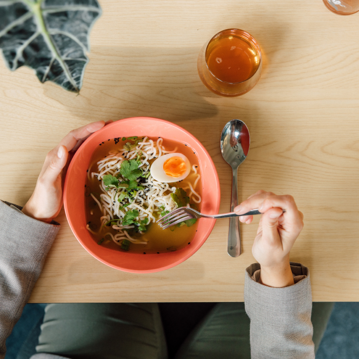 Japanische Ramen-Nudelsuppe